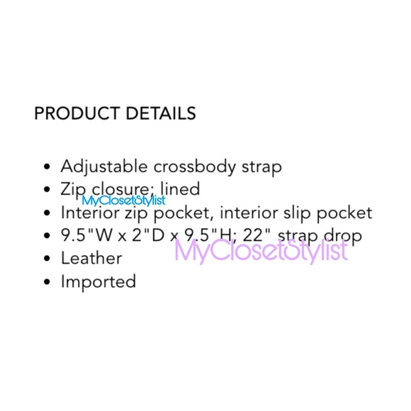 TORY BURCH McGraw Swingpack Pale Violet Crossbody Purse New UNICORN RARE!! - Picture 4 of 13